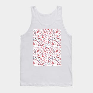 Recycle Colorful Plastic Pattern Tank Top